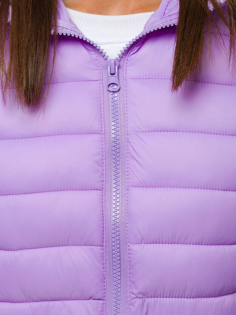 Kurtka przejściowa damska fioletowa OZONEE JS/M23036/37