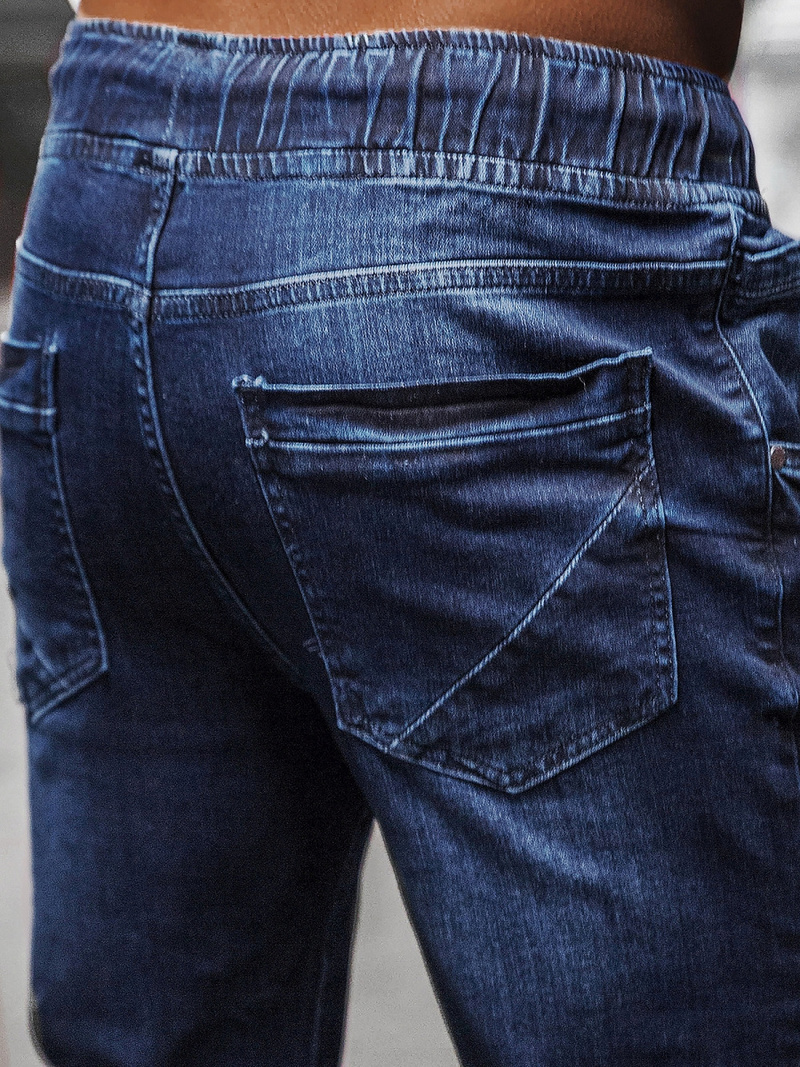 Spodnie męskie jogger granatowe OZONEE O/4354