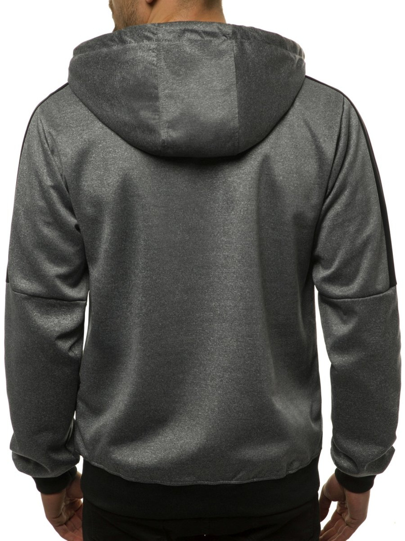 Bluza męska rozpinana grafitowa OZONEE JS/99005