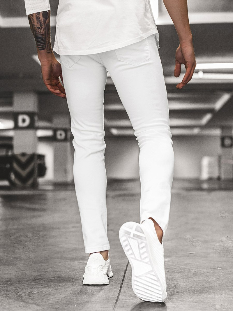 OZONEE B/8021 Штани чоловічі Бiлi