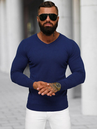 Sweter męski ciemno-niebieski OZONEE NB/MMB601/5Z