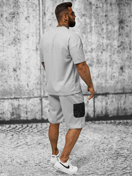 Чоловічий Cпортивний Kомплект Сiрий OZONEE JS/8C1132/2