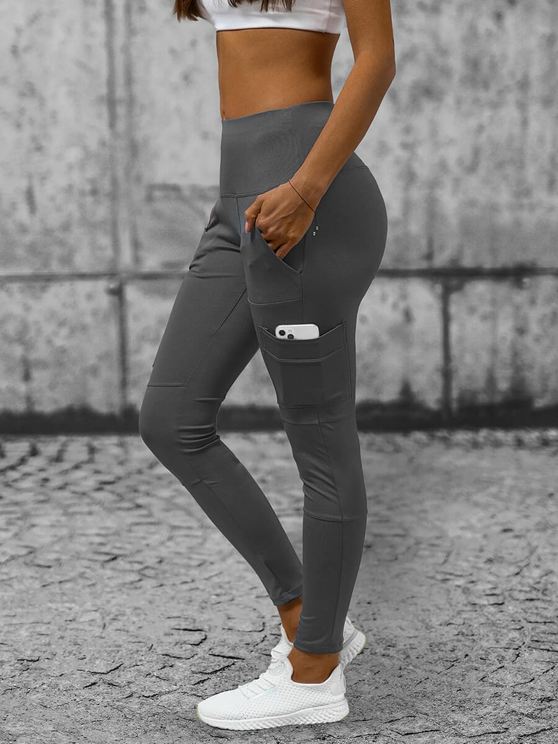 Legginsy damskie szare OZONEE O/YY9259