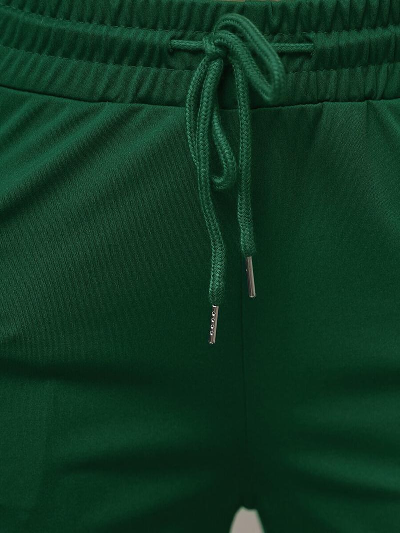 Spodnie damskie z szeroką nogawką zielone OZONEE O/HGM6616