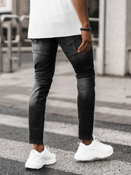 Spodnie jeansowe męskie czarne OZONEE NB/MP0047NZ