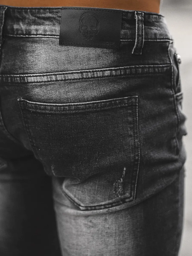 Чоловічі джинси Чорнi OZONEE NB/MP0126N