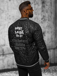 Куртка чоловіча чорна OZONEE O/TB9152