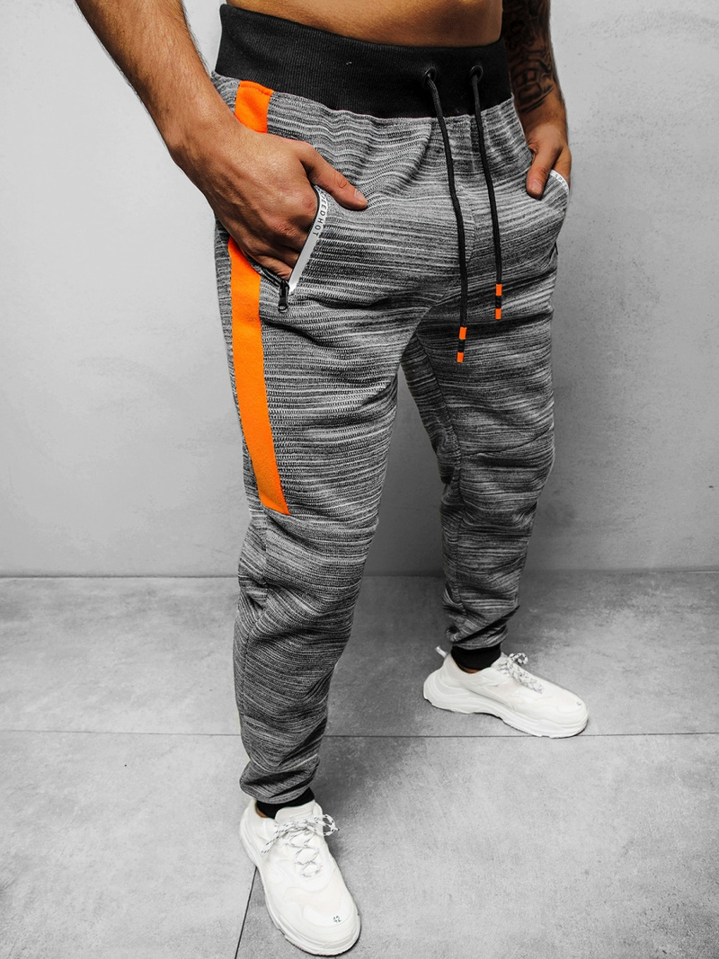 Spodnie dresowe męskie szare OZONEE JS/K60011Z