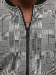 Чоловічий комплект чорний - піджак та штани чінос OZONEE O/3C107