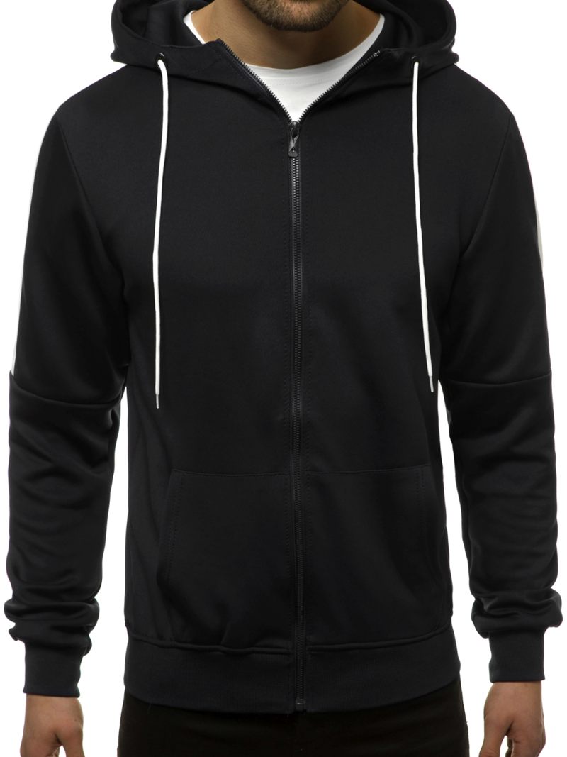 Толстовка чоловіча Чорна OZONEE JS/99005