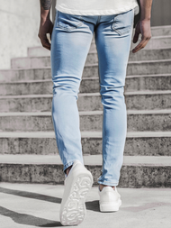 Spodnie jeansowe męskie jasno-niebieskie OZONEE G/3019