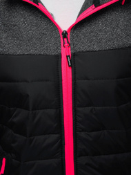 Kurtka damska czarna OZONEE JS/KSW4002