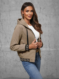 Куртка жіноча Бежева OZONEE JS/16M9083/84