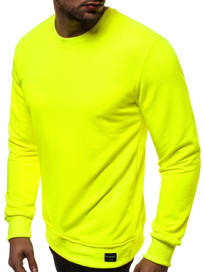 Bluza męska żółta-neonowa OZONEE MACH/3122