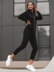 Жіночий спортивний костюм з двох частин Чорний OZONEE O/MB2038/21