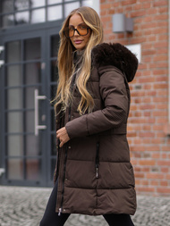 Куртка жіноча шоколад OZONEE JS/16M9059/158