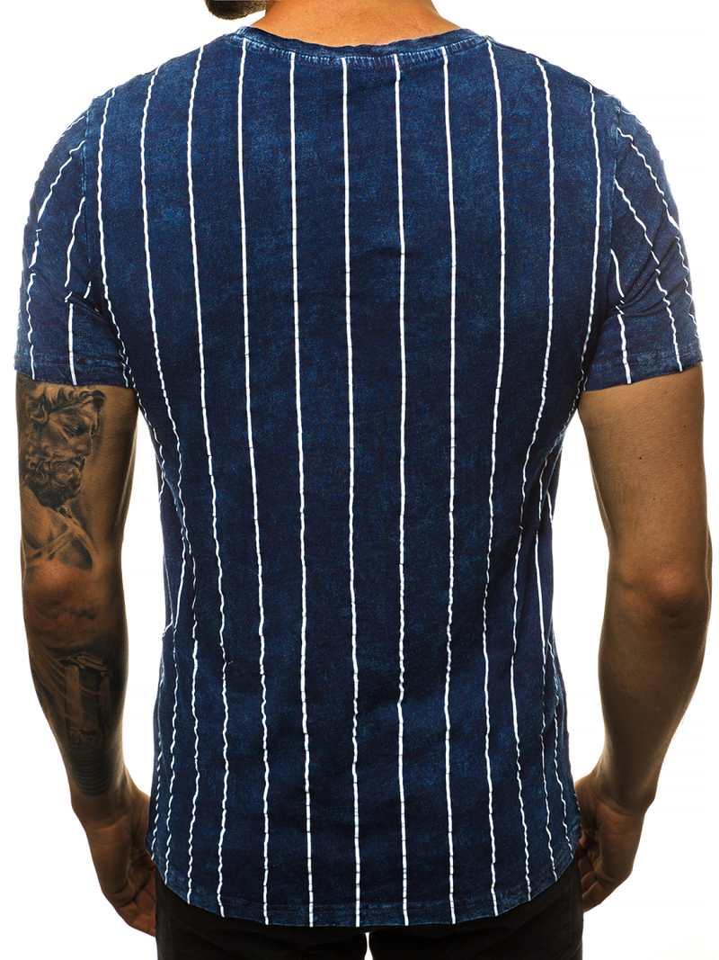 T-Shirt męski granatowy OZONEE HFM/017