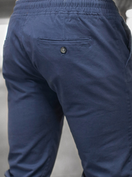 Spodnie męskie chino joggery jasno-granatowe OZONEE JB/JP1145/5