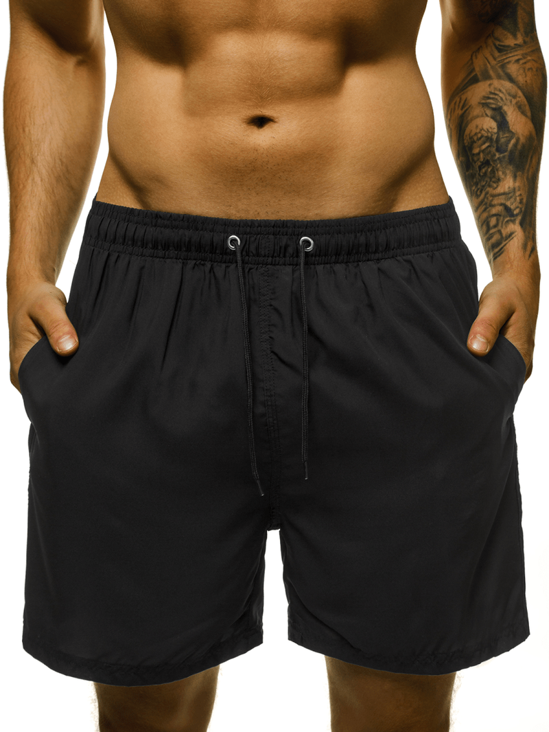 Spodenki kąpielowe męskie czarne OZONEE O/YW07008/1