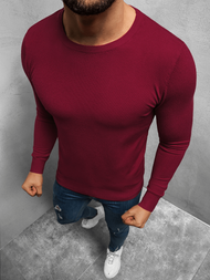 Sweter męski bordowy OZONEE TMK/YY01/15