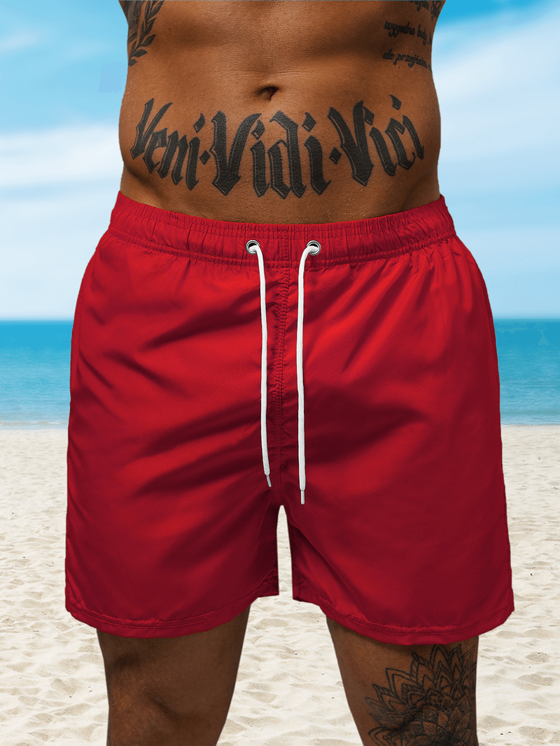 Шорти для плавання чоловічі червонi OZONEE JS/XL019/5