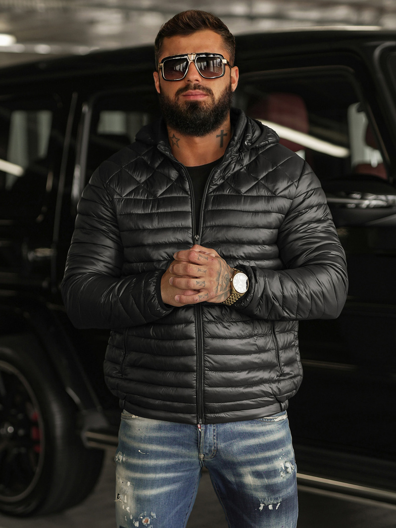 Куртка Чоловіча Чорна OZONEE JS/16M9328/392BZ