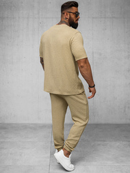 T-shirt męski camelowy OZONEE O/Y960T