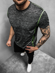 Футболка чоловіча графіт OZONEE JS/KS2104Z