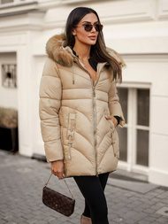 Куртка жіноча Бежева OZONEE JS/5M3257/62