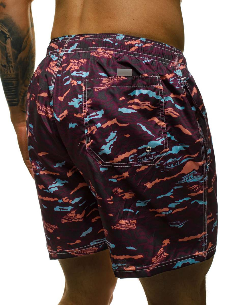 Шорти чоловічі Бордовi OZONEE JS/ST072