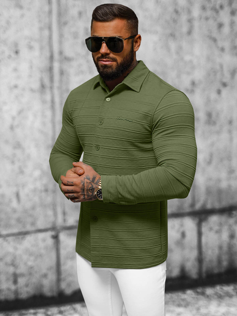 Толстовка чоловіча xакi OZONEE O/TB2271