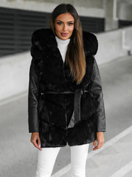 Куртка жіноча чорна OZONEE JS/11Z8090Z