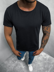 T-Shirt męski czarny OZONEE O/1208Z