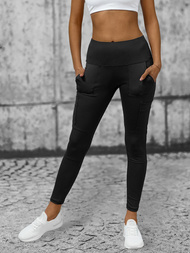 Legginsy damskie czarne OZONEE O/YY9259