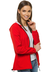 Kurtka przejściowa damska czerwona OZONEE JS/HH036/5