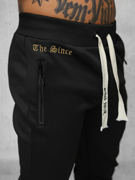 Спортивний костюм чоловічій чорний OZONEE O/LN11675