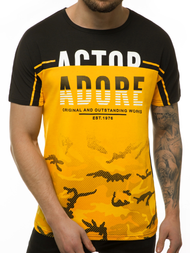 T-Shirt męski żółty OZONEE JS/SS11106