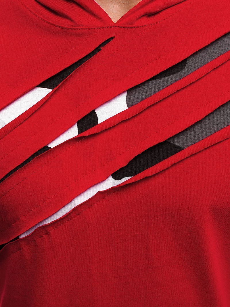 Футболка чоловіча Червона OZONEE A/1185Z