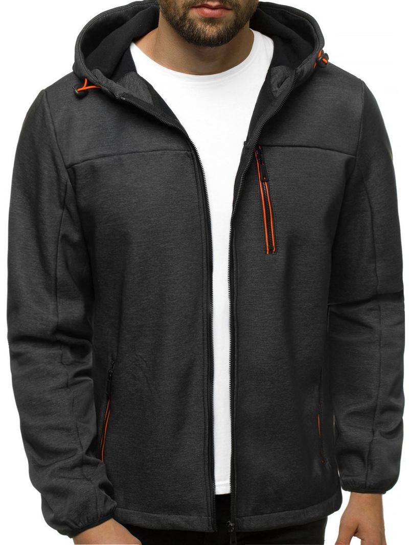 Куртка softshell чоловіча Темно-сіра OZONEE JS/KS2213