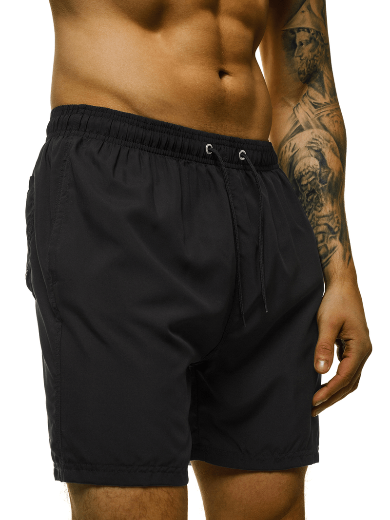 Spodenki kąpielowe męskie czarne OZONEE O/YW07008/1