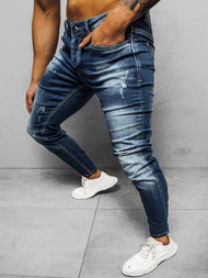 Spodnie jeansowe męskie niebieskie OZONEE NB/MP0010BC