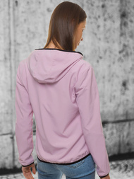 Kurtka damska przejściowa jasno-różowa OZONEE JS/HD141/25