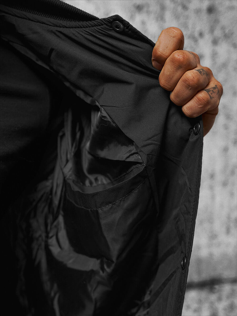 Куртка чоловіча Чорна OZONEE JS/84M3020/392