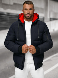 Kurtka męska pikowana granatowa OZONEE JS/31M5003Z