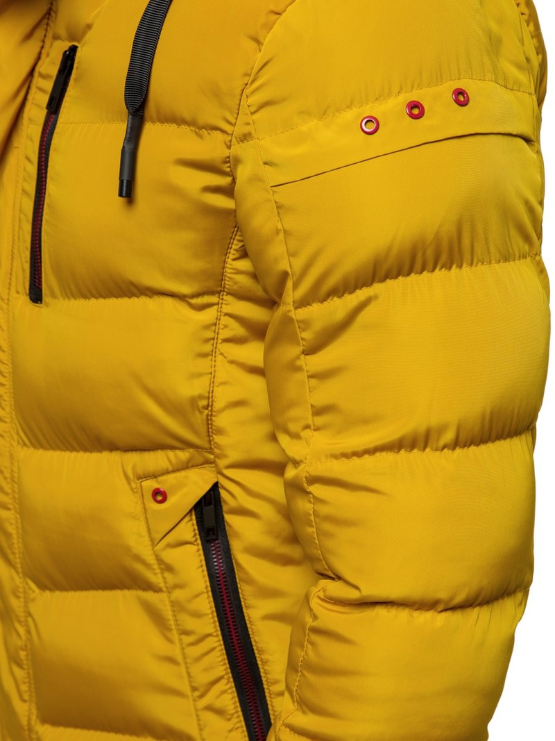 Kurtka zimowa męska camelowa OZONEE JB/JP1180