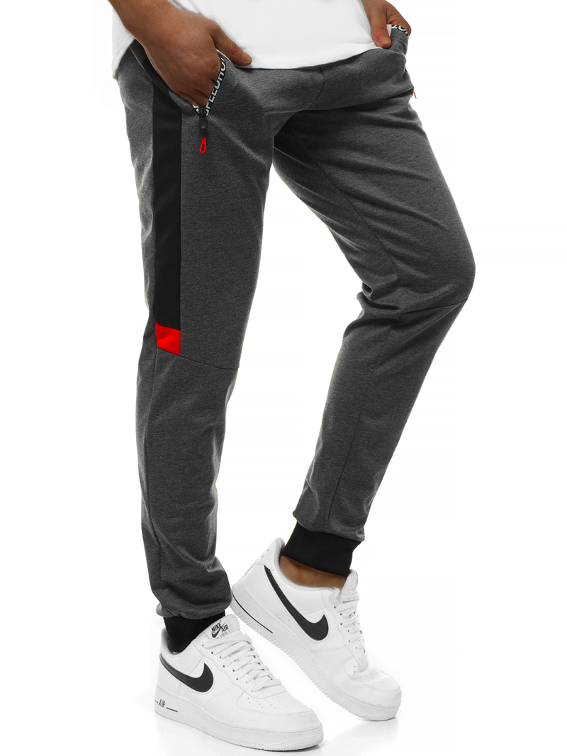 Штани спортивні чоловічі графіт OZONEE JS/AM107