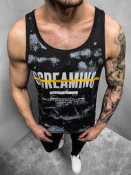 Футболка чоловіча Чорна OZONEE JS/SS11053Z