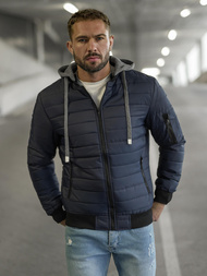 Куртка чоловіча Темно-Синя OZONEE JS/8M985/215Z