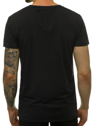 T-Shirt męski czarny OZONEE JS/SS10908