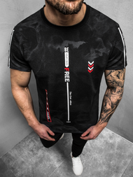 Футболка чоловіча Чорна OZONEE JS/SS10999Z